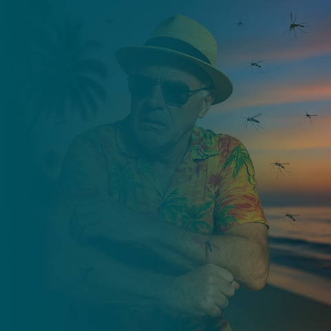 Dein Urlaub beginnt mit Juckreiz.