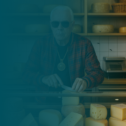 Your cheese counter becomes a fly zone.